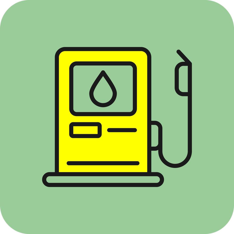 Fuel Station Vector Icon Design