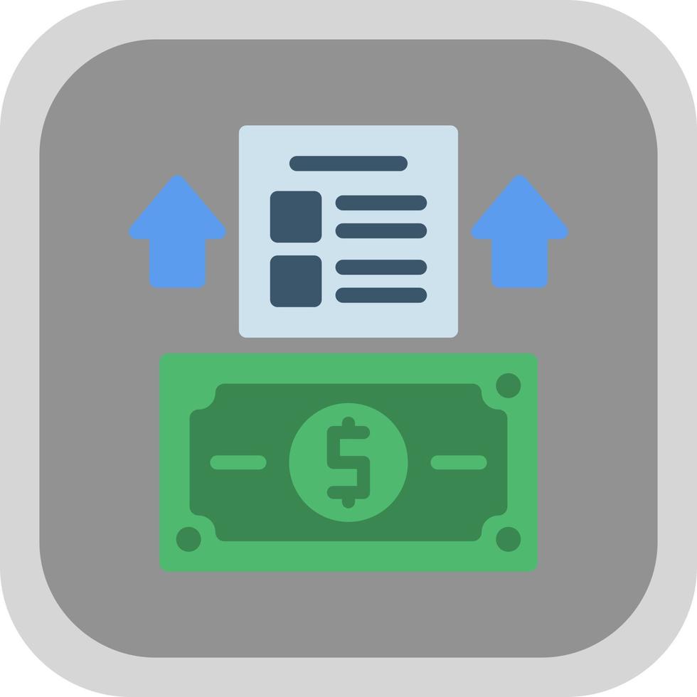 Invoice Factoring Vector Icon Design