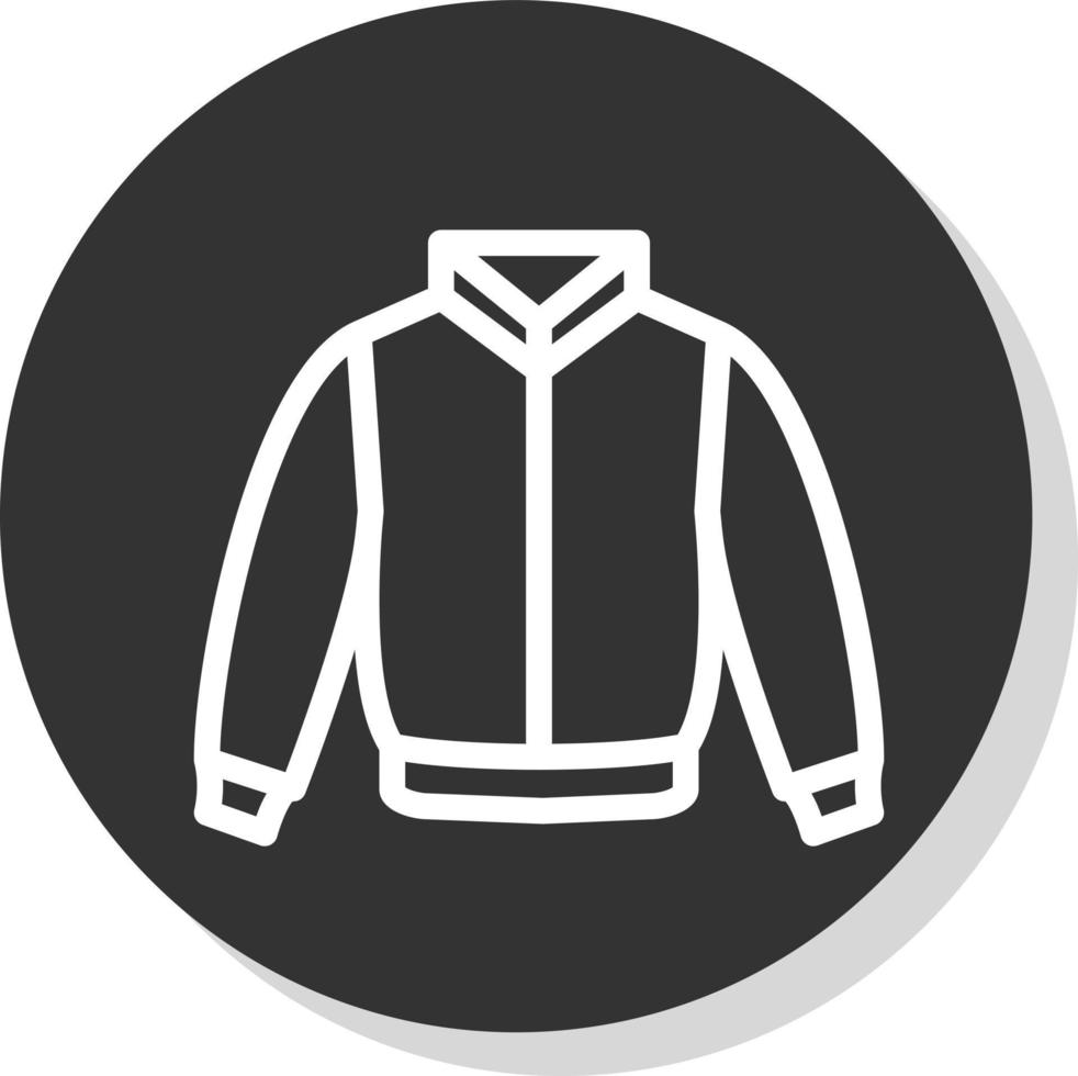 diseño de icono de vector de chaqueta varsity
