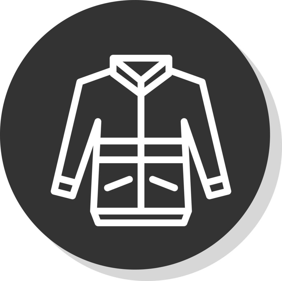 diseño de icono de vector de chaqueta