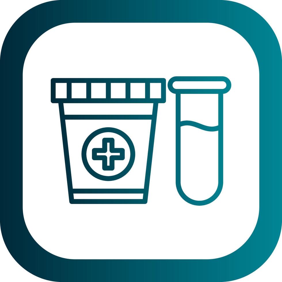 Urine Test Vector Icon Design