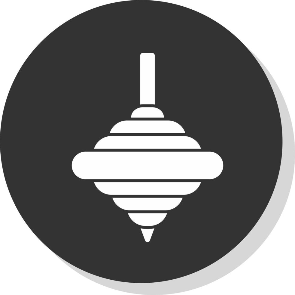 Top Spin Vector Icon Design