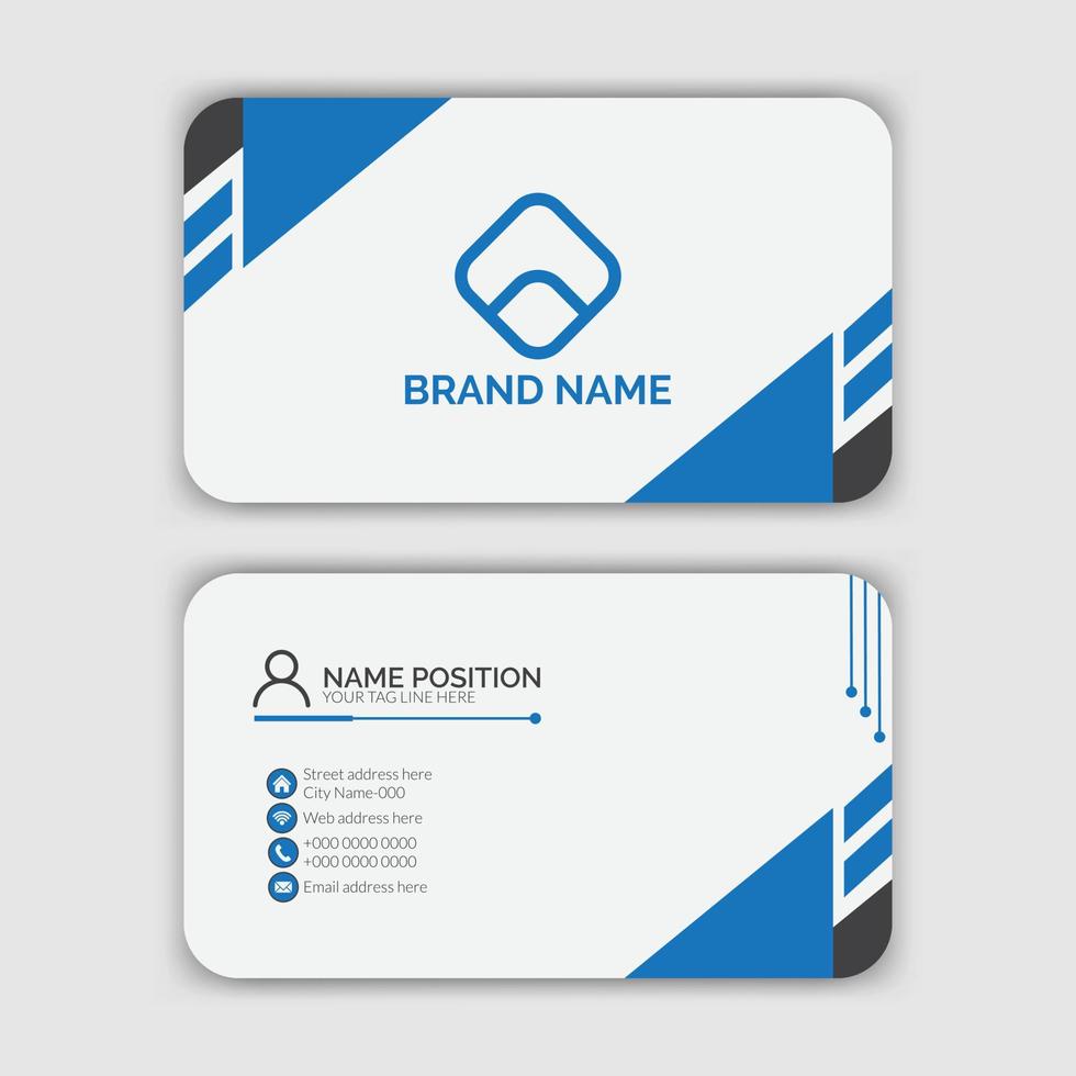 Modern Creative and Clean Business Card Template vector