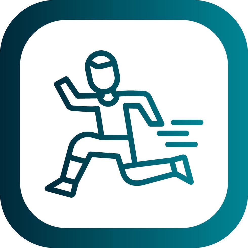 diseño de icono de vector de atletismo