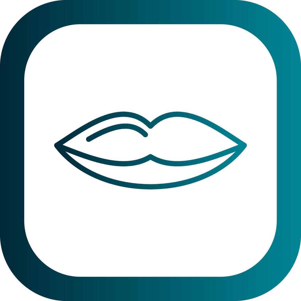 Lips Vector Icon Design