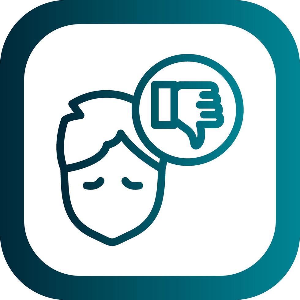 Pessimistic Vector Icon Design