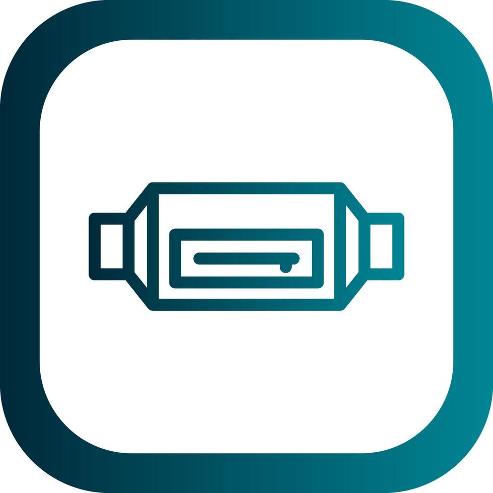 Waist Bag Vector Icon Design