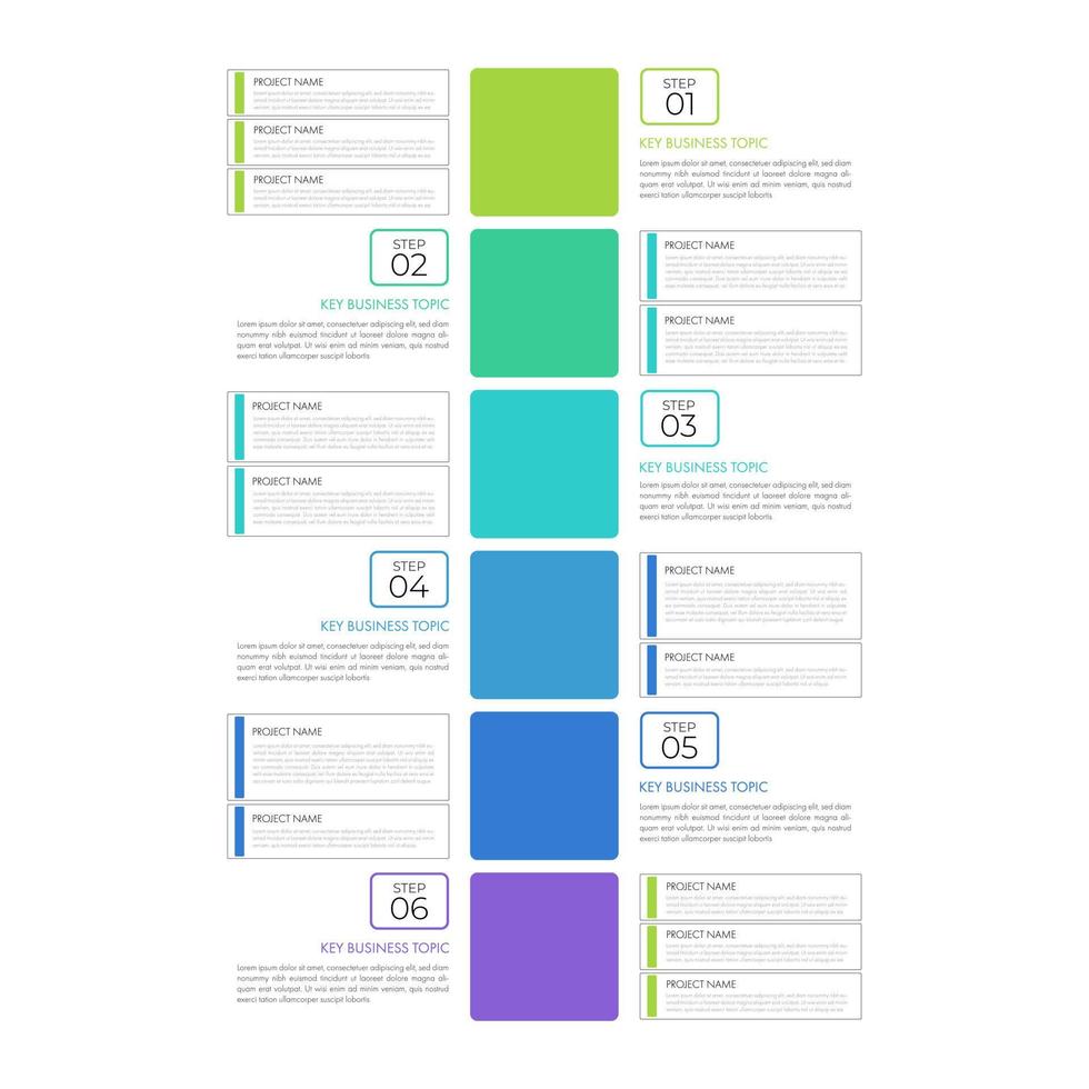 moderno infografía cronograma modelo o proyecto plan lata ser usado para flujo de trabajo disposición, diagrama, número opciones, web diseño. infografía negocio concepto con 6 6 opciones, partes, pasos o procesos. vector