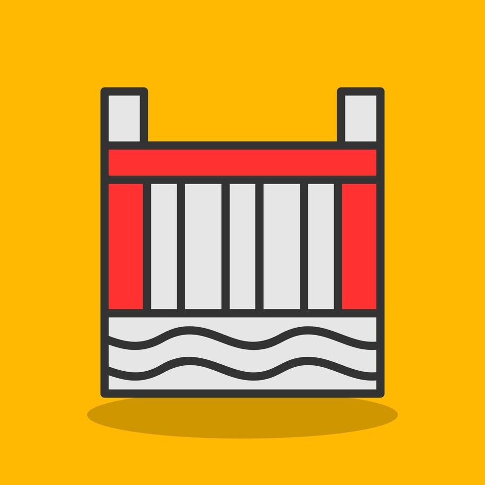 Hydro Power Plant Vector Icon Design