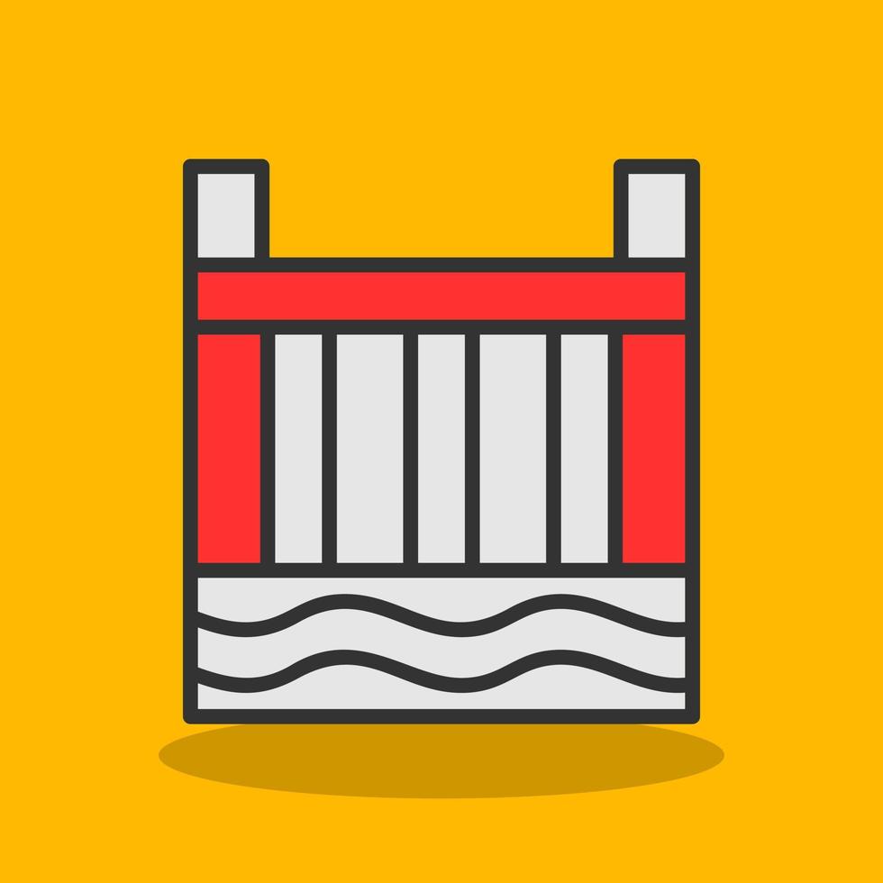 Hydro Power Plant Vector Icon Design