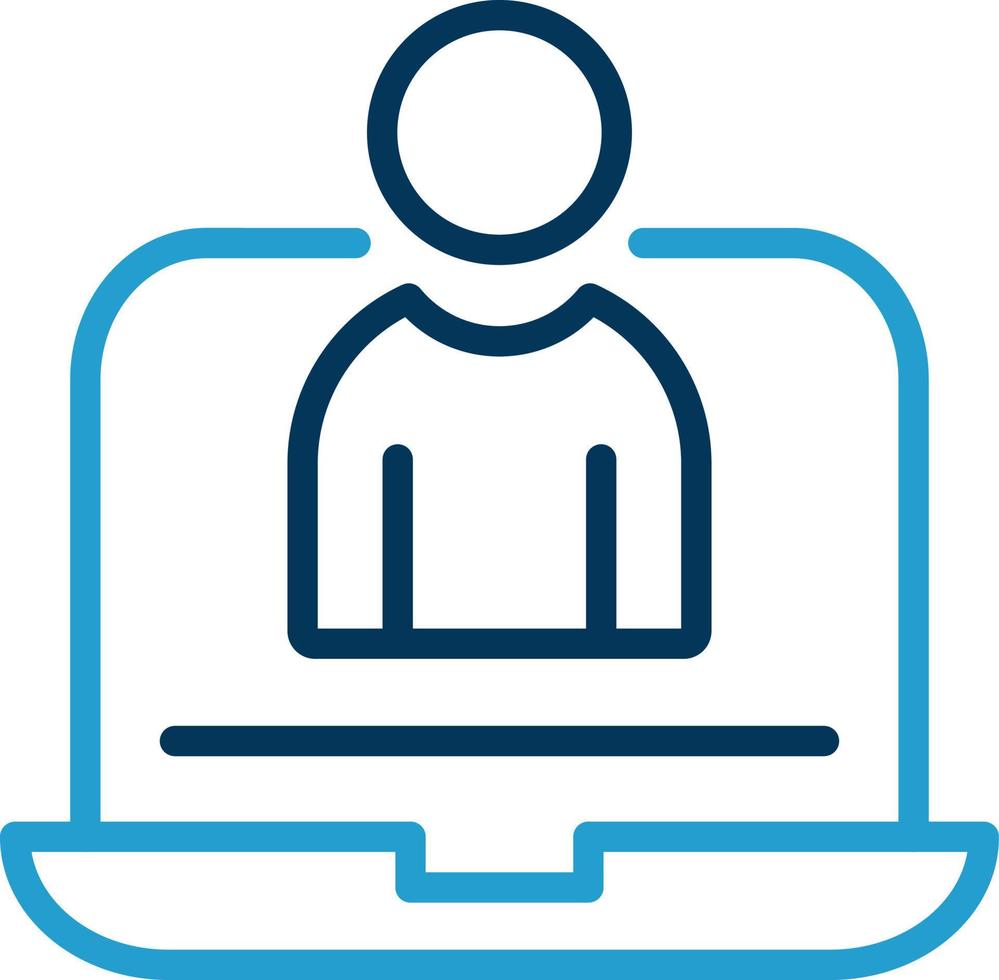 Virtual Assistant Vector Icon Design