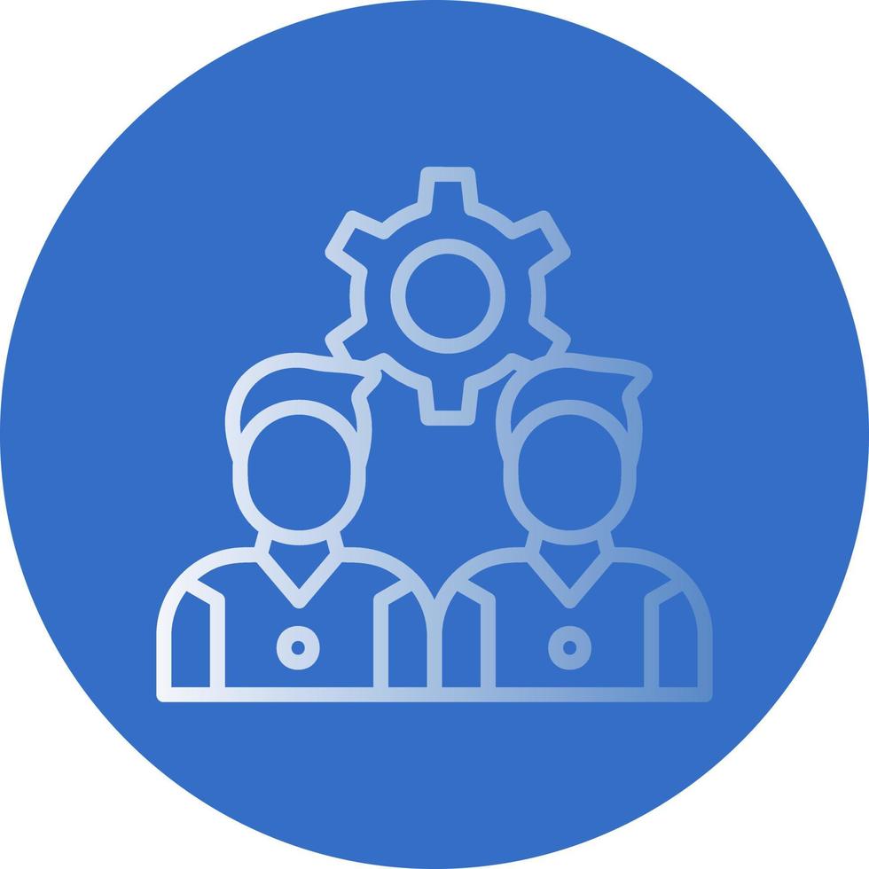 Team Management Vector Icon Design