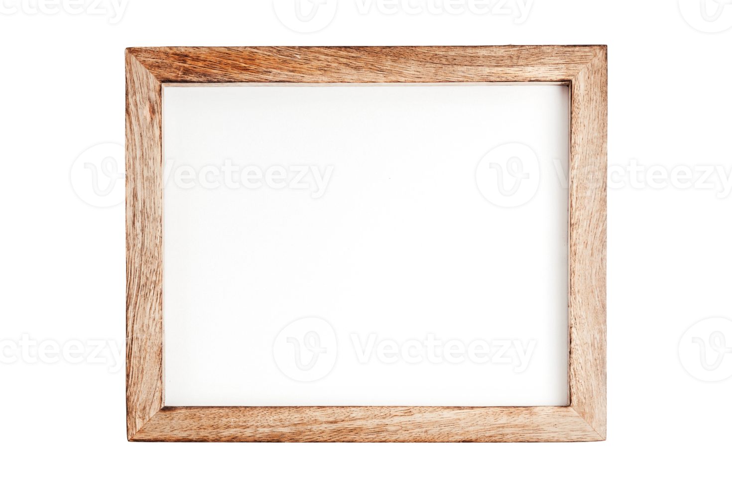 Brown frame mockup isolated on a transparent background png