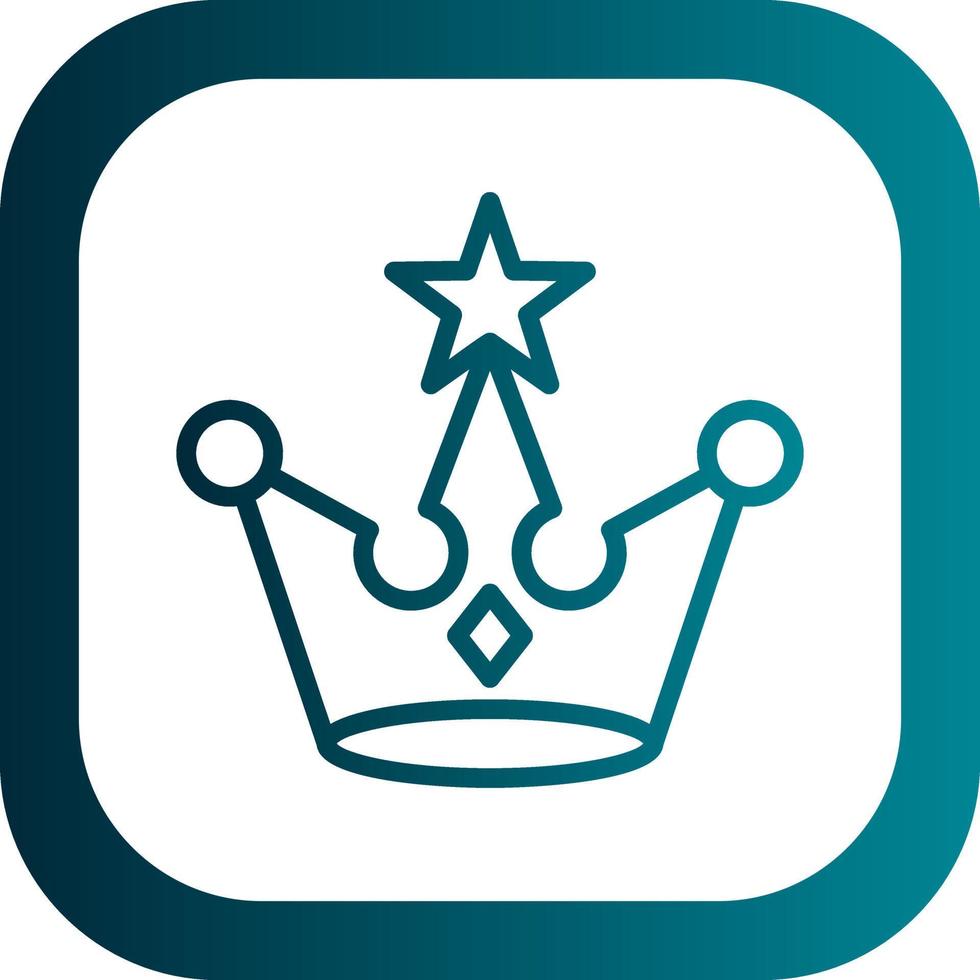 Crown Vector Icon Design