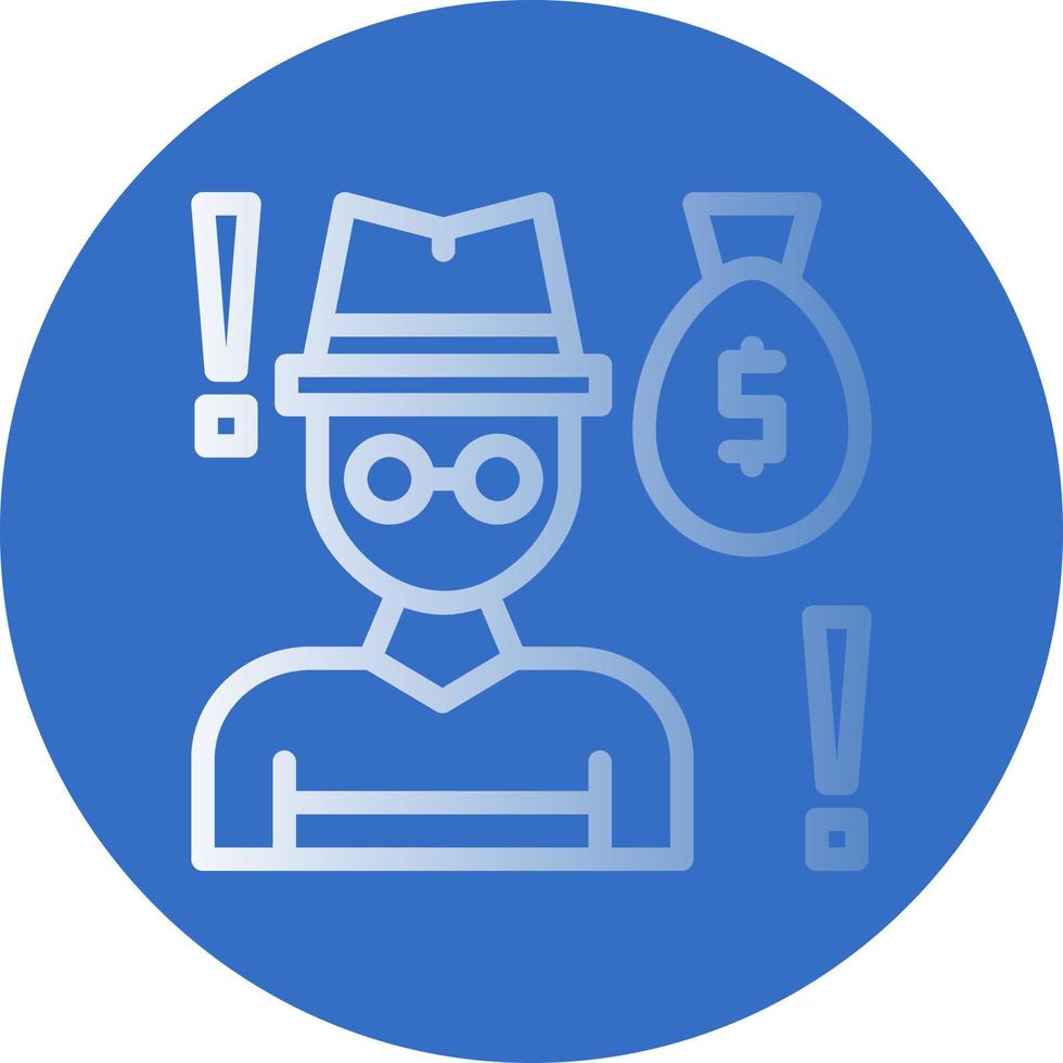 Robbery Vector Icon Design
