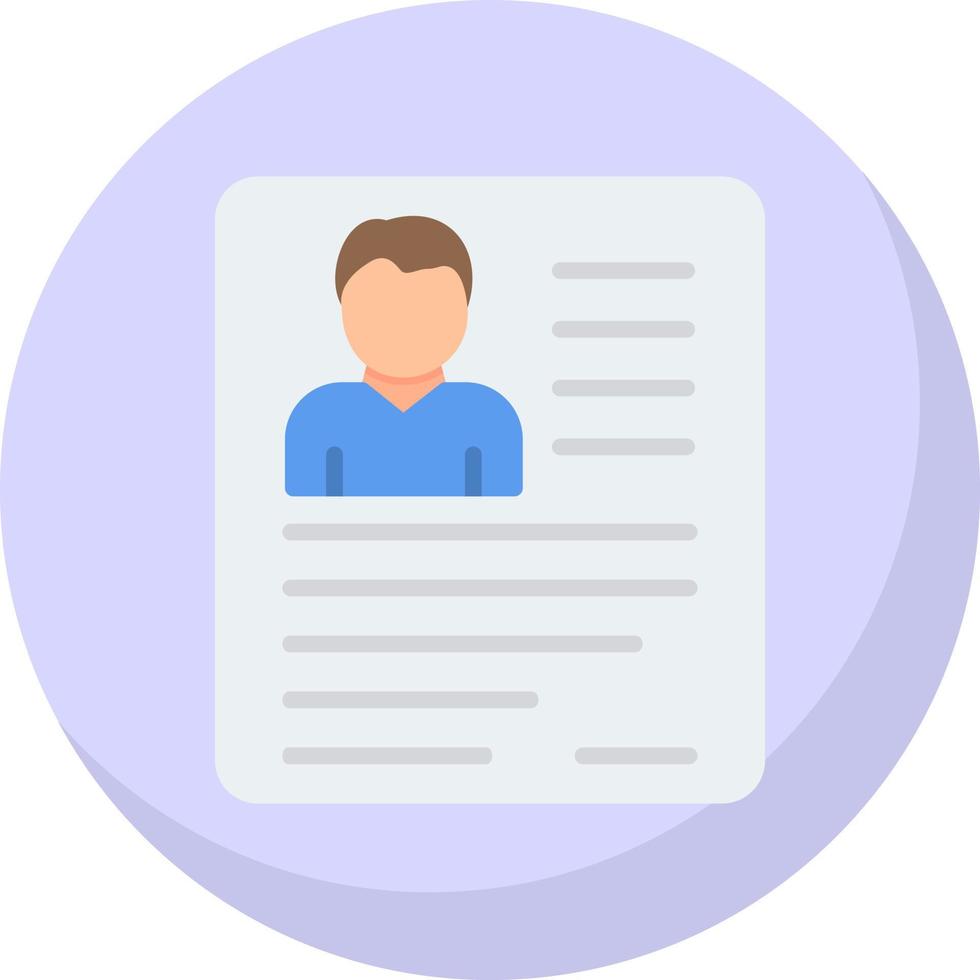 mal currículum cv vector icono diseño