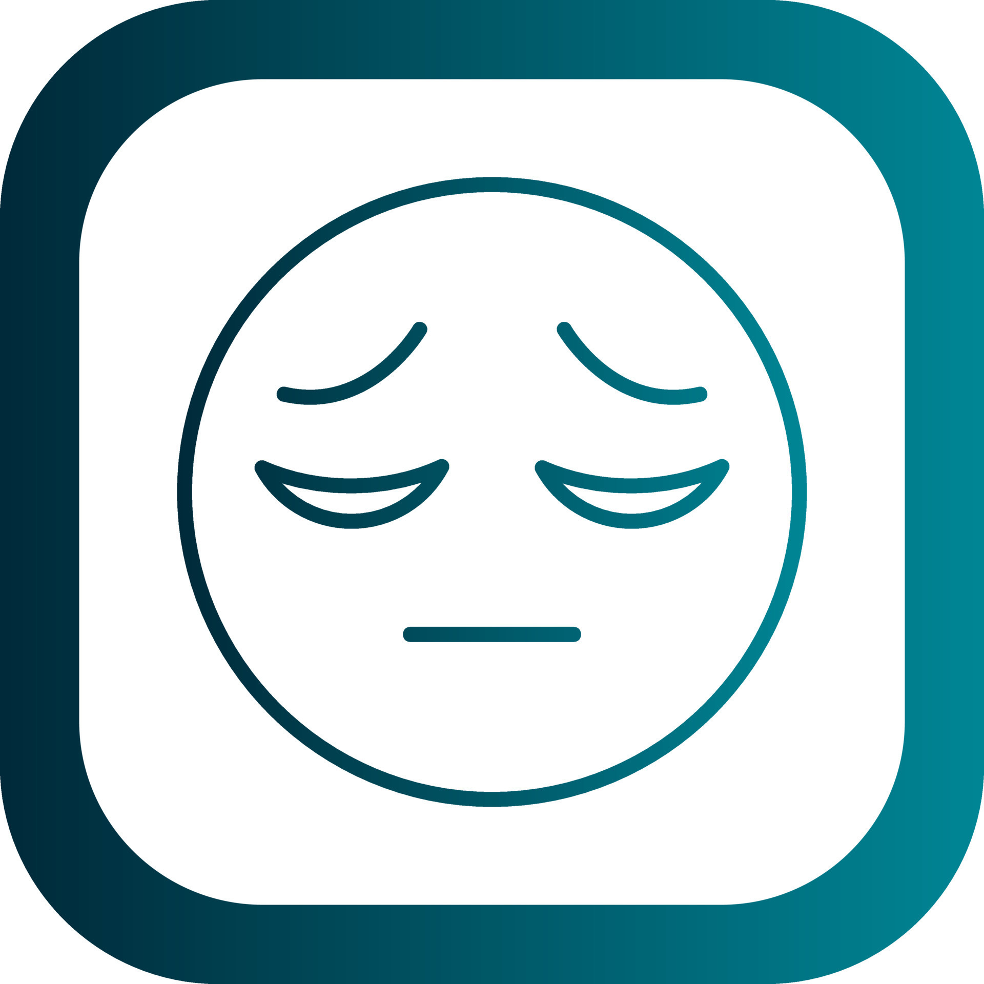 Pensive Face Vector Icon Design 21346984 Vector Art at Vecteezy
