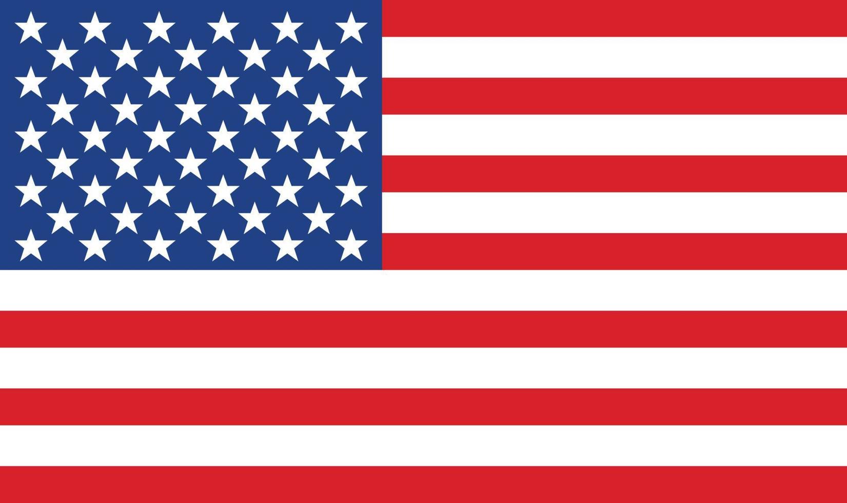 vector american flag standard format