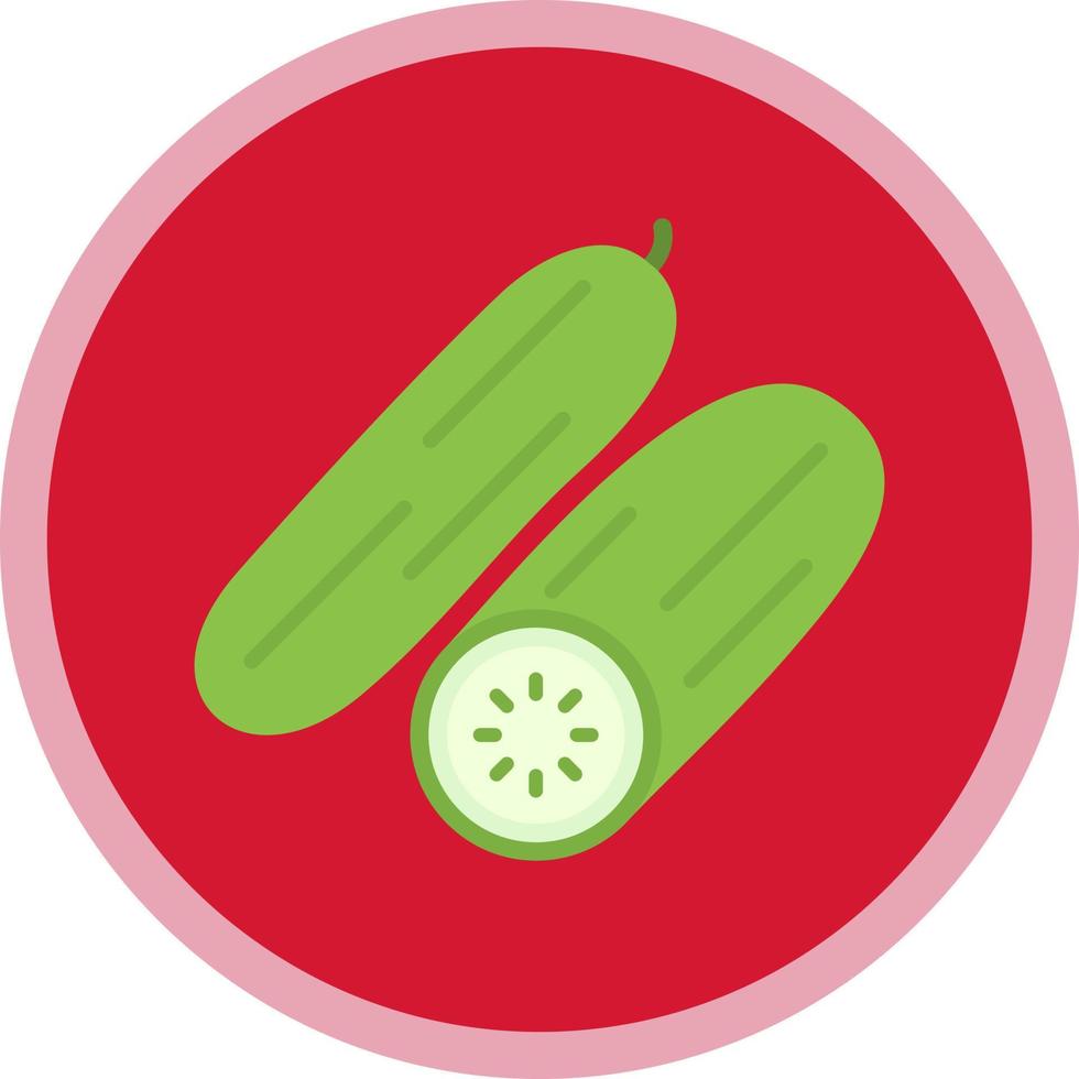 Cucumber Vector Icon Design