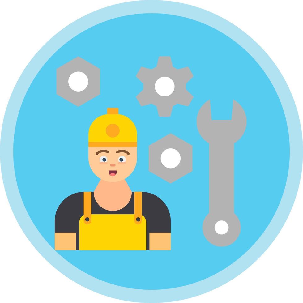Mechanic Vector Icon Design