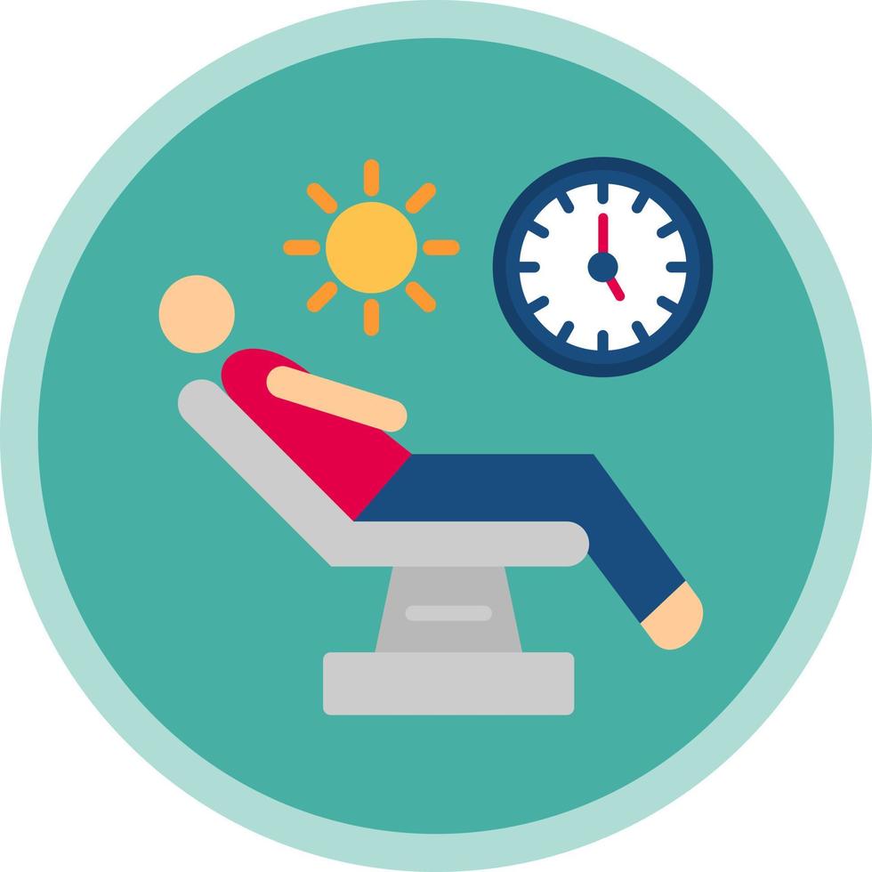 Relaxation Vector Icon Design
