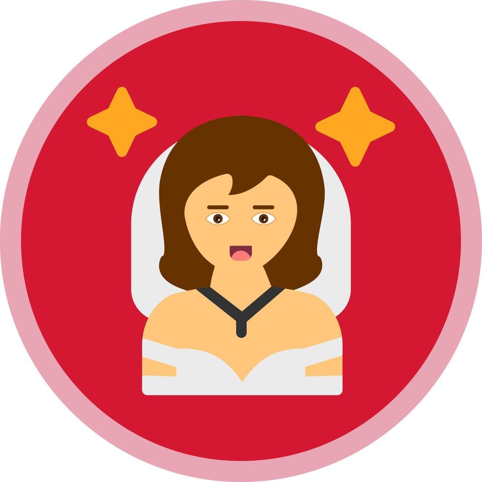 Bride Vector Icon Design