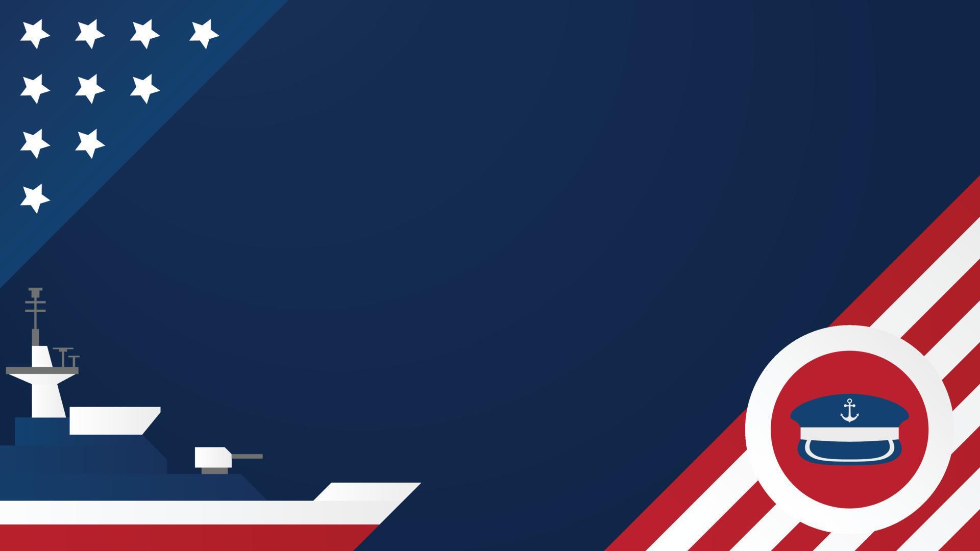 U.S. Marine Corps Birthday background with copy space area. Vector