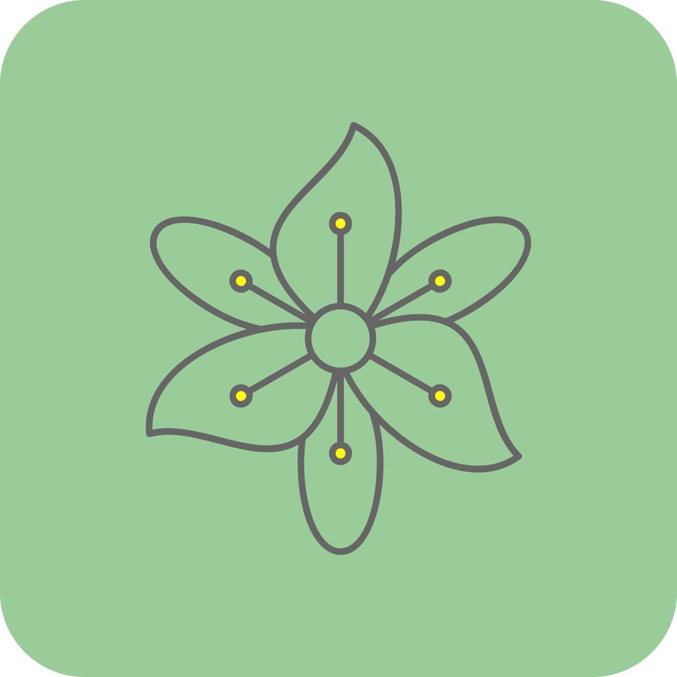 Freesia Vector Icon Design