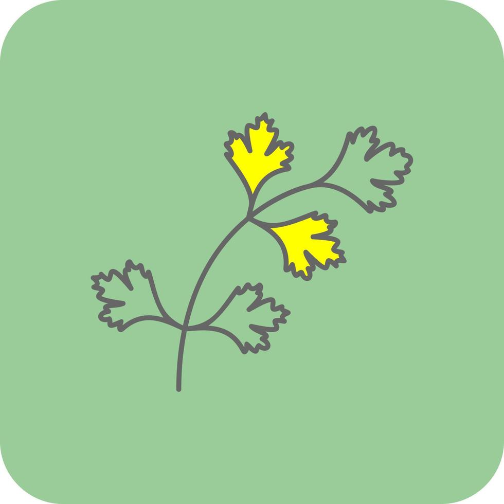 Coriander Vector Icon Design