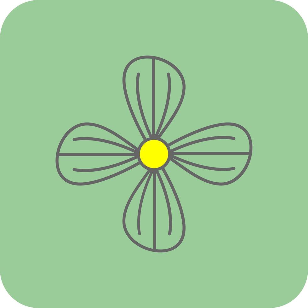 Geranium Vector Icon Design