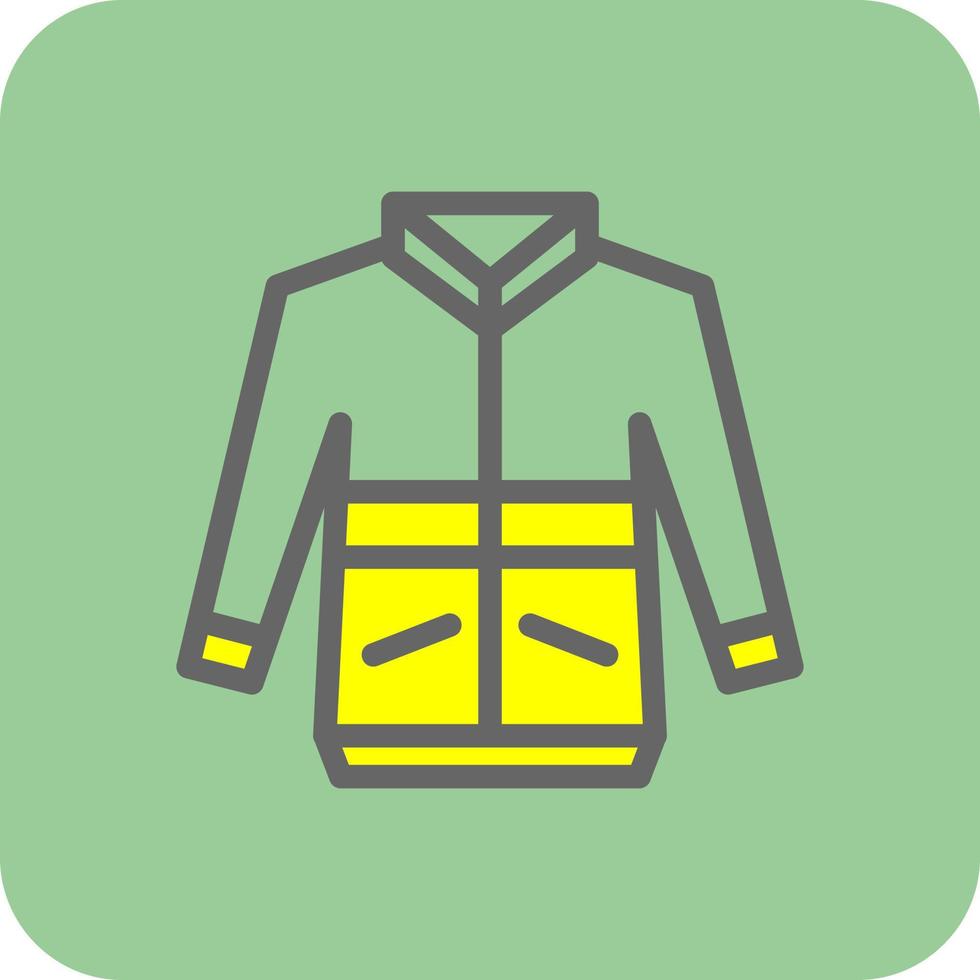 diseño de icono de vector de chaqueta