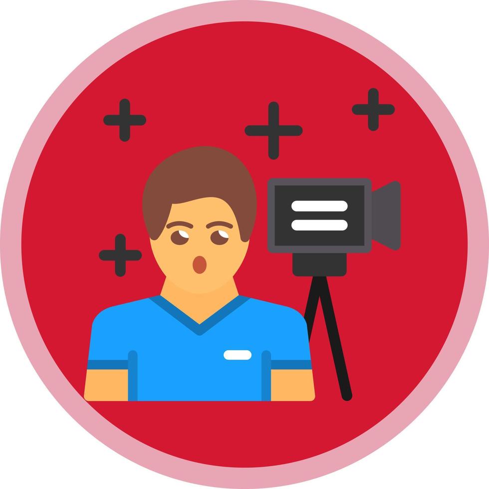 Movie Making Vector Icon Design