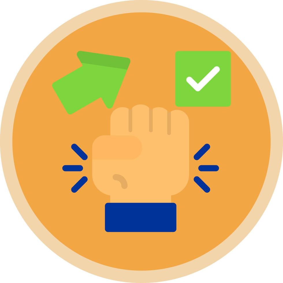 Motivation Vector Icon Design