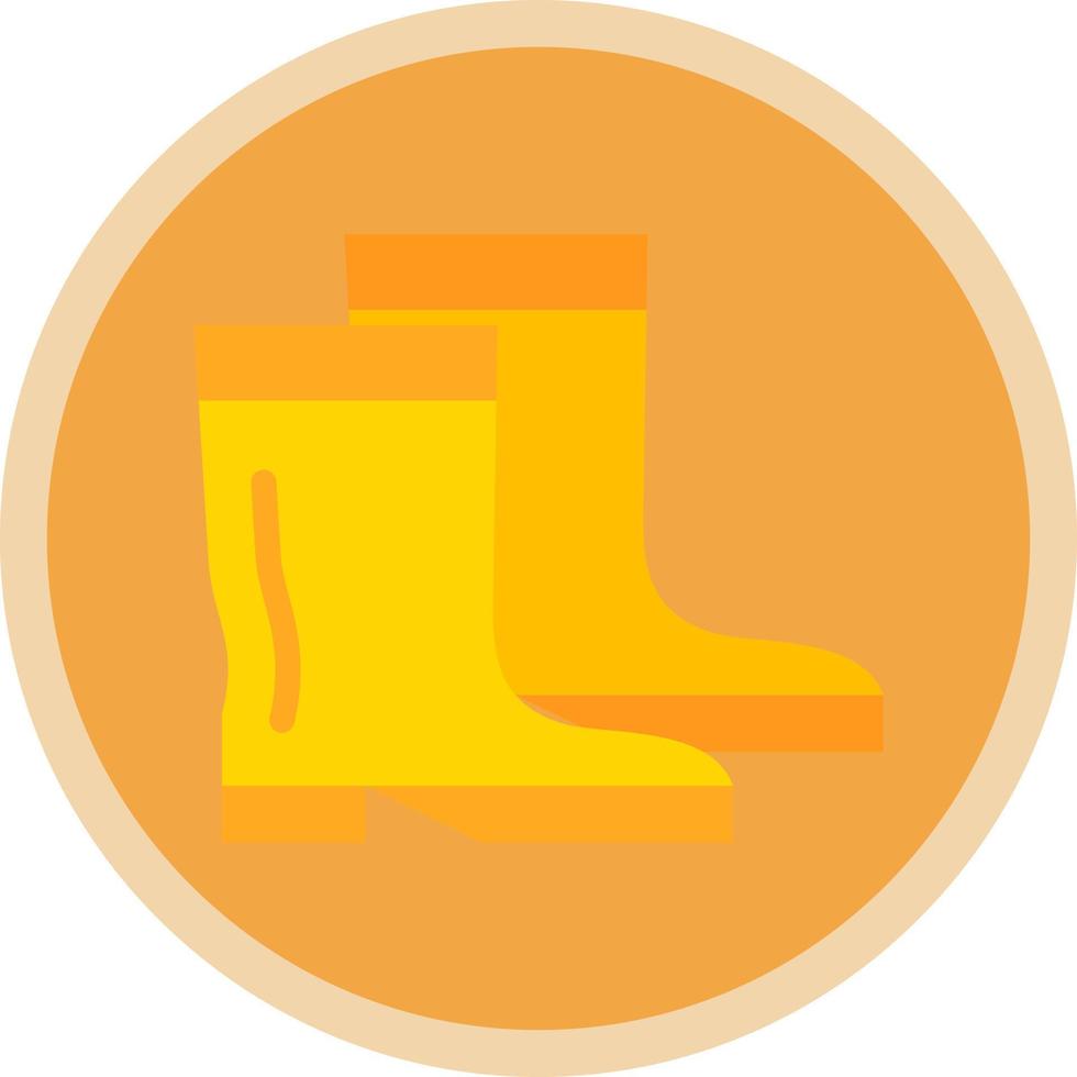 diseño de icono de vector de botas