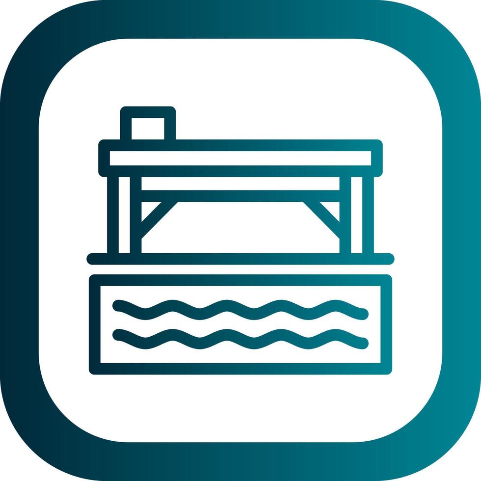 Massage Pool Vector Icon Design