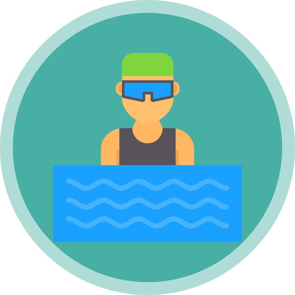 Aquathlon Vector Icon Design