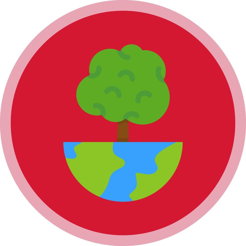 World Trees Vector Icon Design
