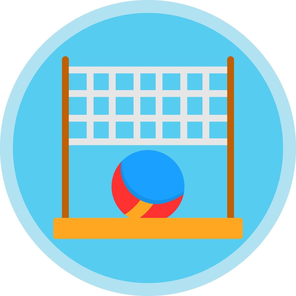 diseño de icono de vector de voleibol de playa