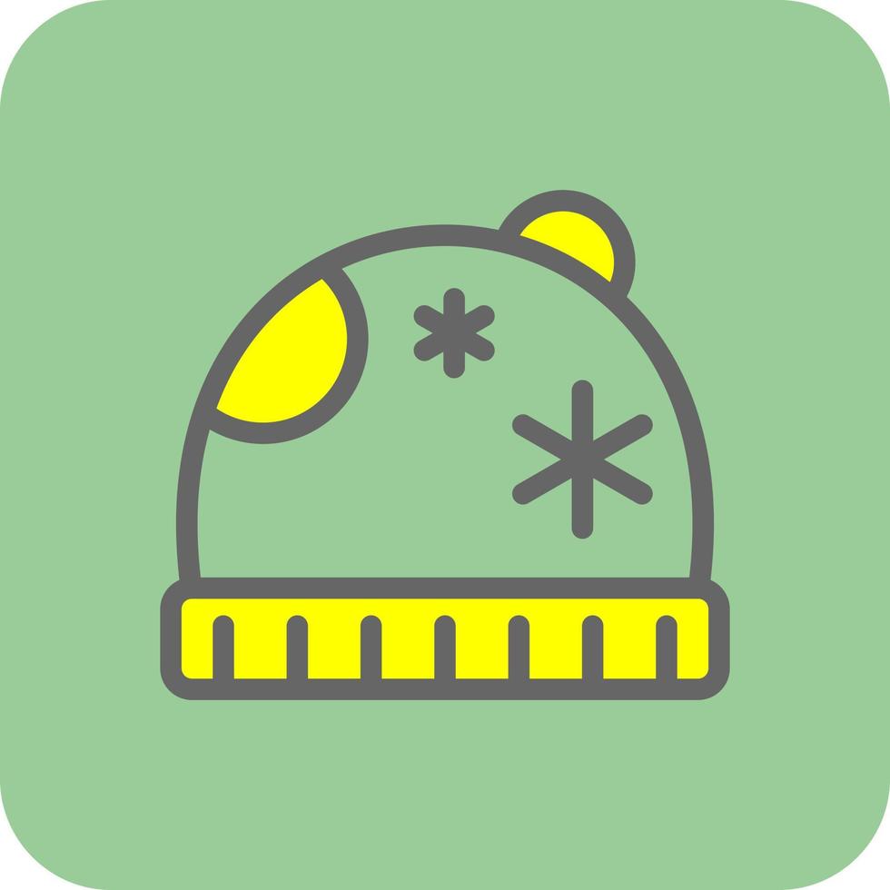 Beanie Vector Icon Design