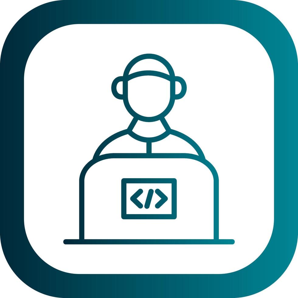 Senior Developer Vector Icon Design