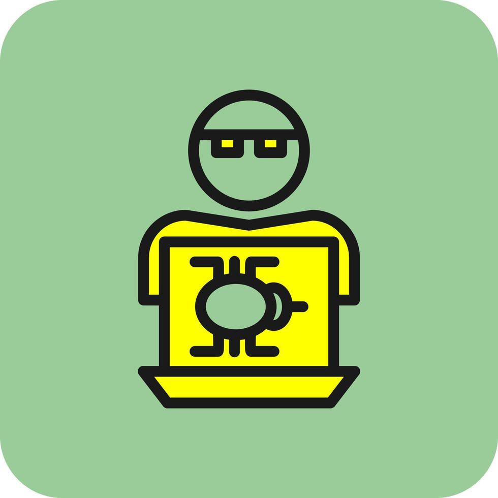 Hacker Vector Icon Design