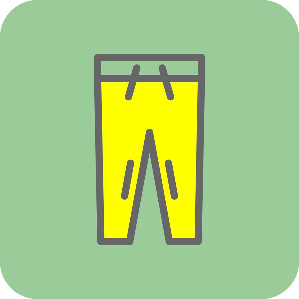 Trousers Vector Icon Design