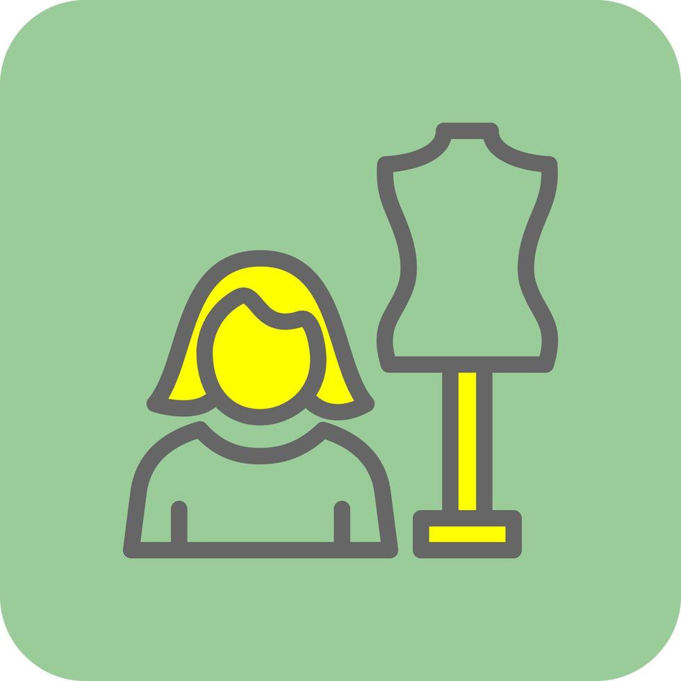 Fashion Designer Vector Icon Design