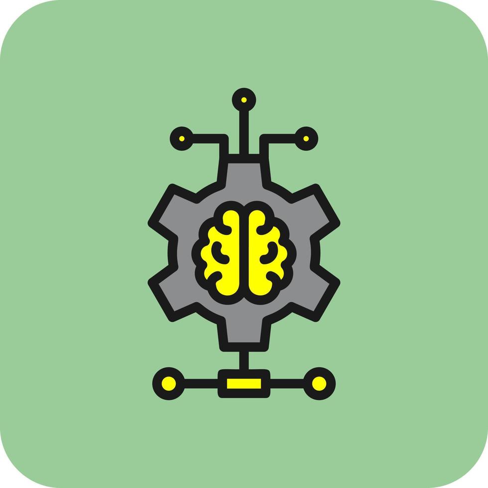 Deep Learning Vector Icon Design