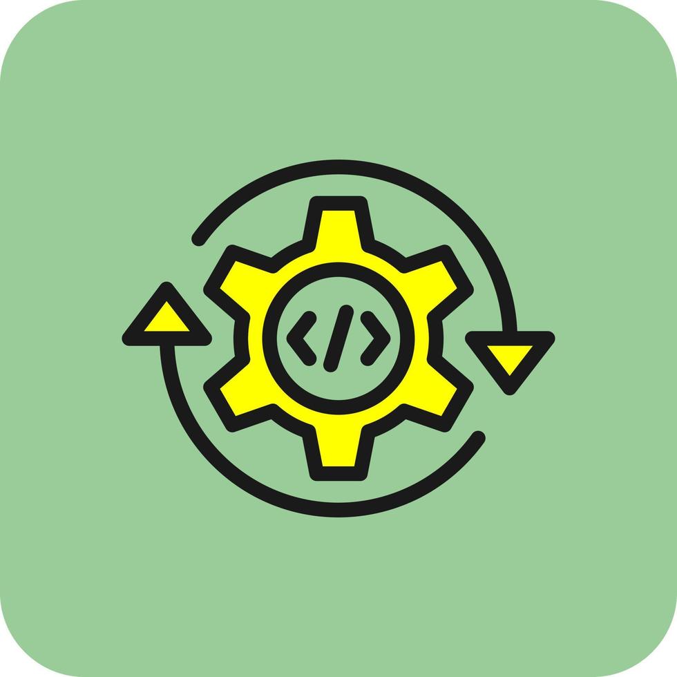 Continuous Integration Vector Icon Design