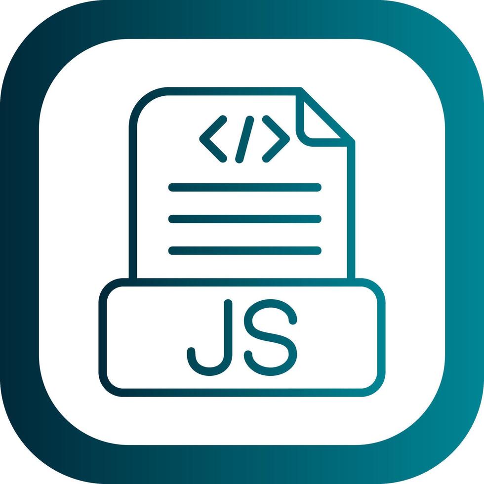 diseño de icono de vector de archivo javascript