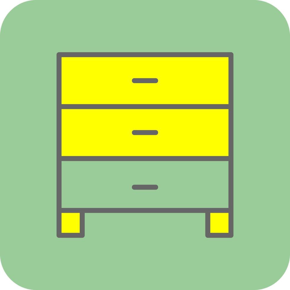 Filing Cabinet Vector Icon Design