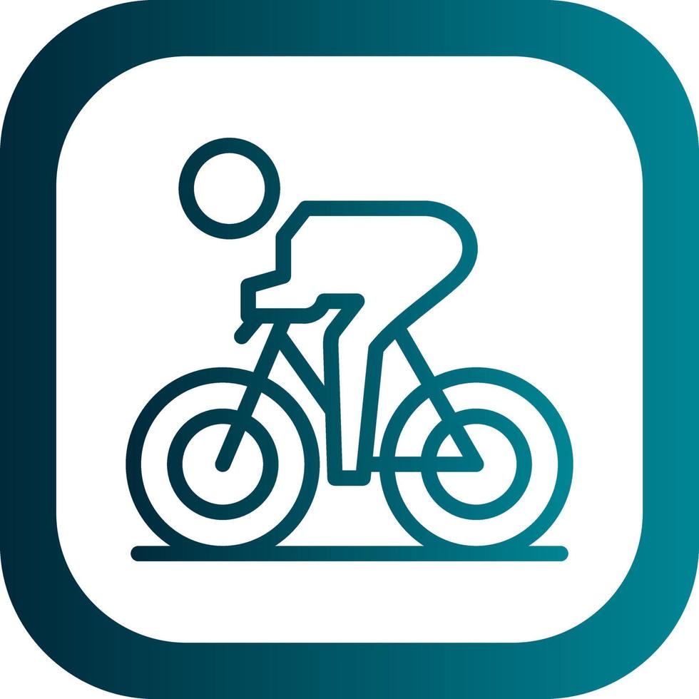 Cycling Vector Icon Design