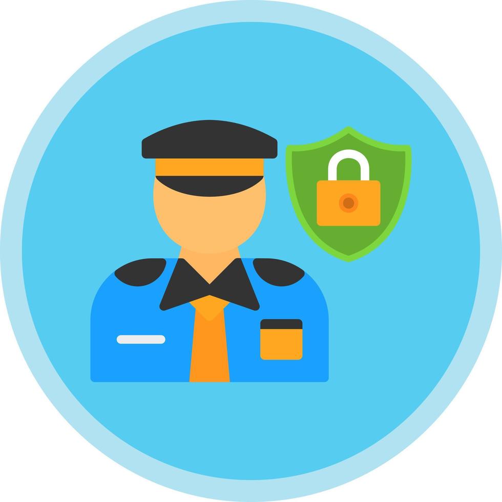 diseño de icono de vector de oficial de protección de datos