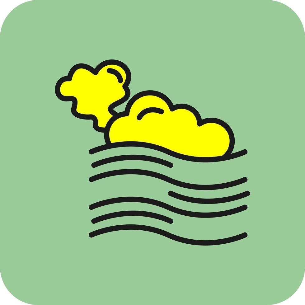 Fog Vector Icon Design